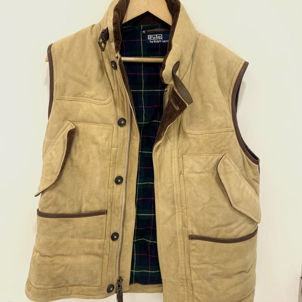 Very RARE vintage Ralph Lauren Suede vest!